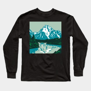 Jackson Hole Valley Wyoming Long Sleeve T-Shirt